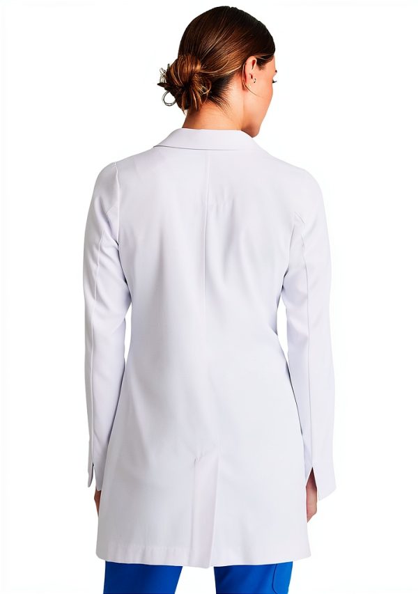 Barco Women's White Lab Coat BRC961 X-Large 3-Pocket Design-1
