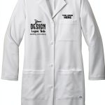 Custom Women Lab Coat WW4172 White Ink Stitch Embroidered Logo-0