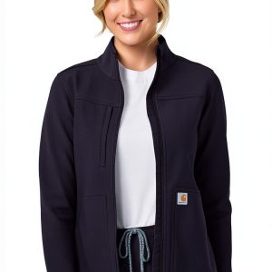 Carhartt Women Scrubs C81023 Modern Fit Bonded Fleece Jacket-0