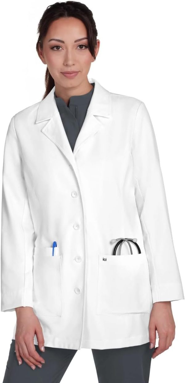 KOI Scrubs Essentials Hema Women's 4 Pocket Stretch Lab Coat-0