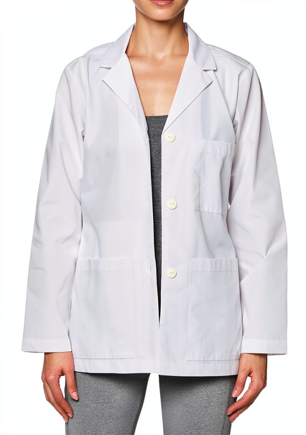 WonderWink Women's Wonderlab Consultation White Lab Coat-0