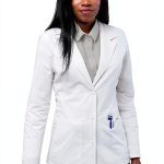 Adar Universal Lab Coats Women Tailored 28" Consultation White-0