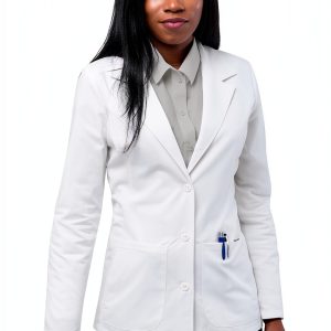 Adar Universal Lab Coats Women Tailored 28" Consultation White-0