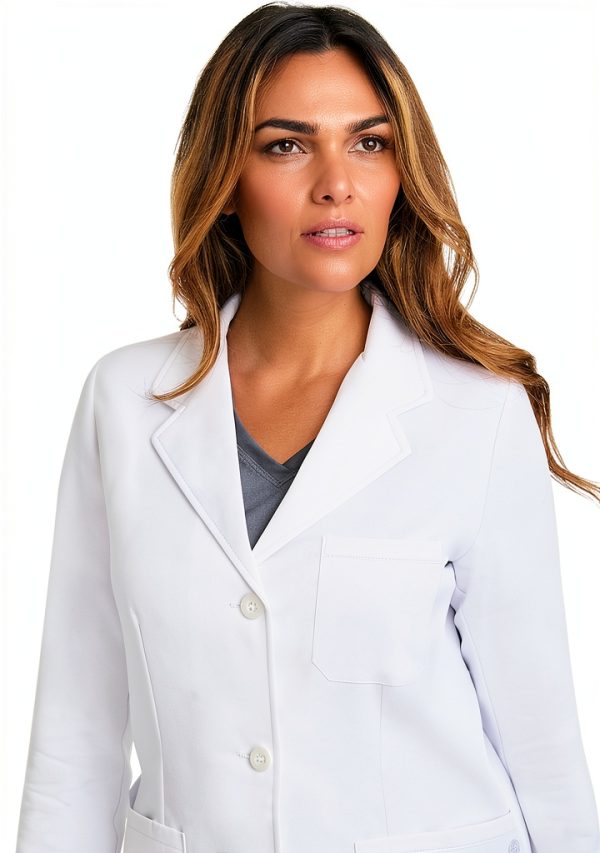 Healing Hands Women's Lab Coat 5160 with 4 Pockets Stretch Fabric-5