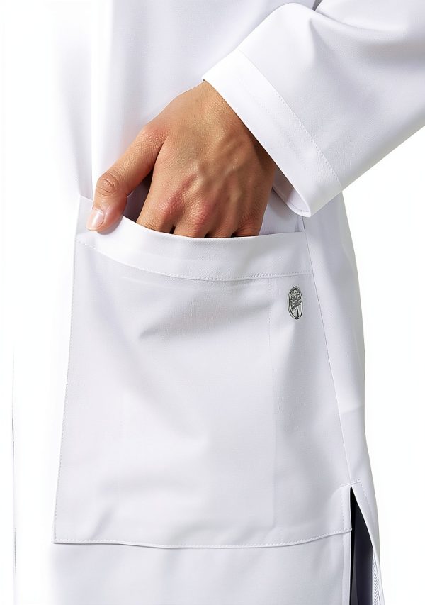 Healing Hands Lab Coat For Woman White Coat Fiona with 4 Pockets, Fluid Barrier, Easy Care, and 360° Stretch Fabric 5101-3