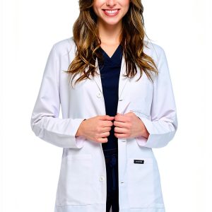 Dagacci Medical Uniform Lab Coat White Unisex 35" Size XS-2XL-0