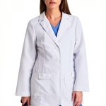 BARCO Grey's Anatomy Scrubs Hannah Lab Coat Long Sleeve 31.5" White-0