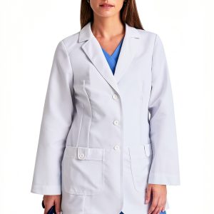 BARCO Grey's Anatomy Scrubs Hannah Lab Coat Long Sleeve 31.5" White-0