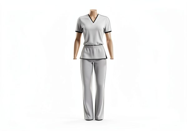 Dickies Women's Junior Fit 3/4 Sleeve Lab Coat-3