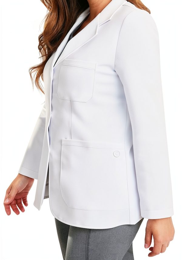 Healing Hands Women's Lab Coat 5160 with 4 Pockets Stretch Fabric-4