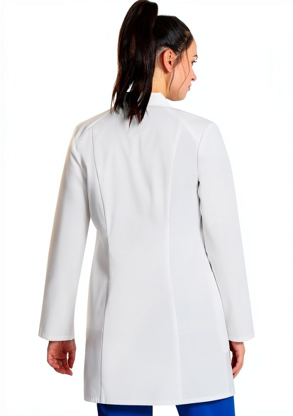 Cherokee Women's Lab Coat Modern Classic Fit 33" & 35" with 3 Pockets-4